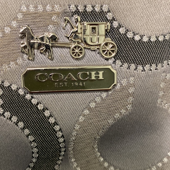 Coach Madison Isabelle Dotted OP Art Shoulder Bag Purse - Picture 10 of 12